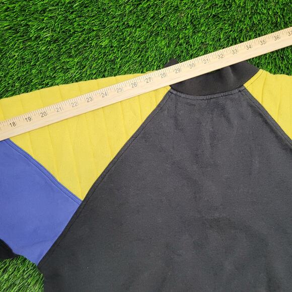 Vintage 80s MOD Sweatshirt Womens Medium 21x21 Baggy Boxy - Picture 3 of 13